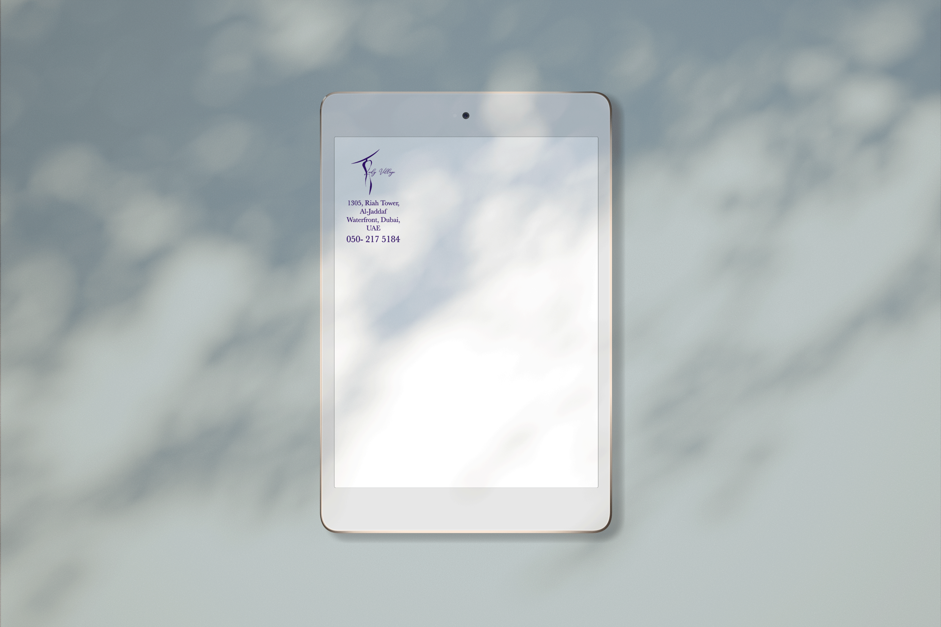 lady village digital letterhead